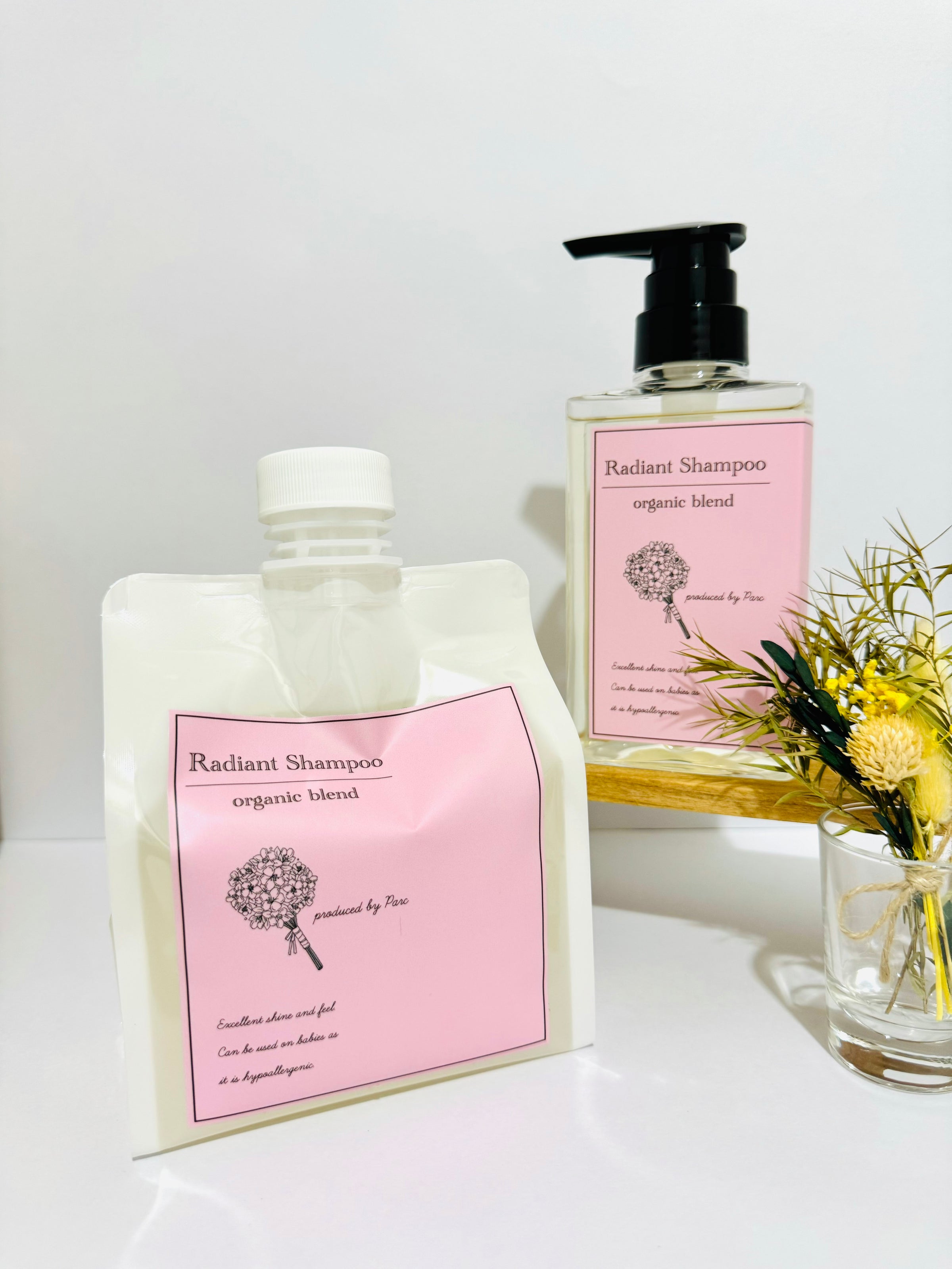 Radiant  シャンプー　トリートメント しっとり】ラディアントシャンプー300ml【Parcオリジナル】 | Parc